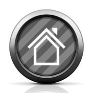 Home icon on a round button N71