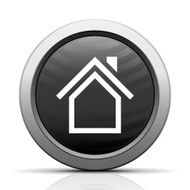 Home icon on a round button N72