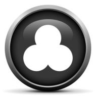Venn Diagram icon on a round button N64