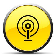Antenna icon on a round button N9