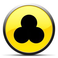 Venn Diagram icon on a round button N65
