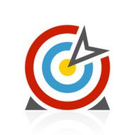 Target icon on a white background N66