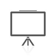 Presentation icon on a white background N26