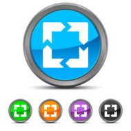 Chevron Chart icon on circle buttons N19