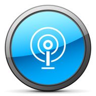 Antenna icon on a round button N10