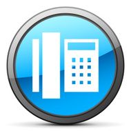 Phone icon on a round button N10