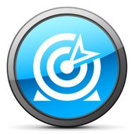 Target icon on a round button N97