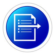 Document icon on a round button N148