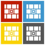 Wall icon on square buttons N15