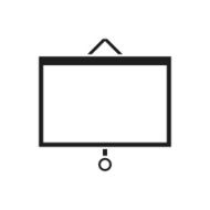 Presentation icon on a white background N27