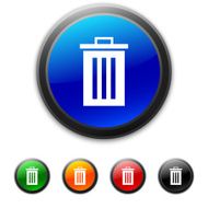 Garbage Can icon on round buttons
