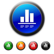 Bar Graph icon on round buttons N45