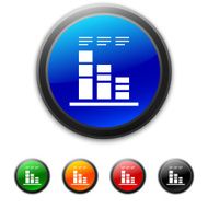 Bar Graph icon on round buttons N46