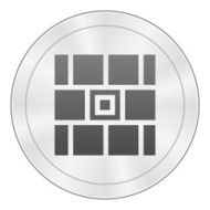 Wall icon on a round button N74