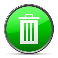 Garbage Can icon on a round button N4