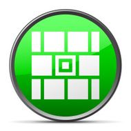 Wall icon on a round button N75