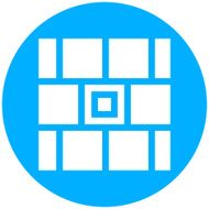 Wall icon on a round button N76