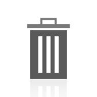 Garbage Can icon on a white background N4