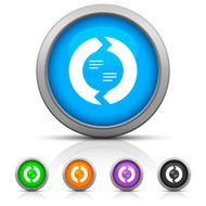 Chevron Chart icon on round buttons N22