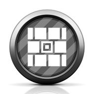 Wall icon on a round button N77