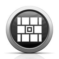 Wall icon on a round button N78