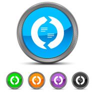 Chevron Chart icon on circle buttons N21