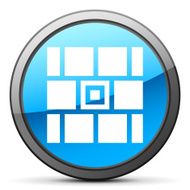 Wall icon on a round button N81