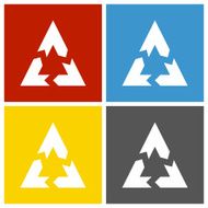 Chevron Chart icon on square buttons N28