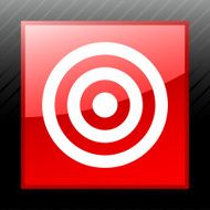 Target icon on a square button N44