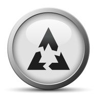 Chevron Chart icon on a silver button N11