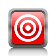 Target icon on a square button N45