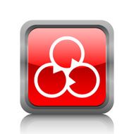 Venn Diagram icon on a square button N30
