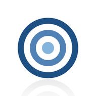 Target icon on a white background N68