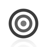 Target icon on a white background N70