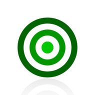 Target icon on a white background N71