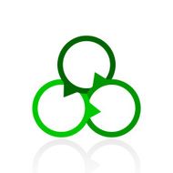 Venn Diagram icon on a white background N43