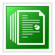 Document icon on a square button N76