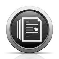 Document icon on a round button N169