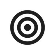 Target icon on a white background N72