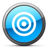 Target icon on a round button N105