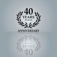 Forty Years Anniversary emblem