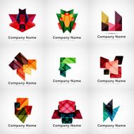 icons paper geometric icon set N3