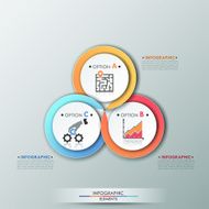 Modern infographics options banner N11