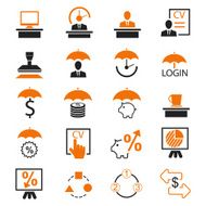 Business Icons Set Vector illustration