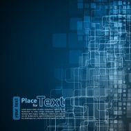 Blue Vector Abstract Background