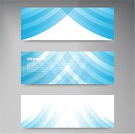 set of modern vector banners with lines N2