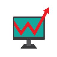 business graph vector concept
