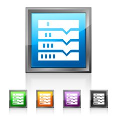 Flowchart icon on square buttons N21