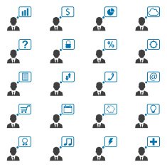 Business Icon Set N16