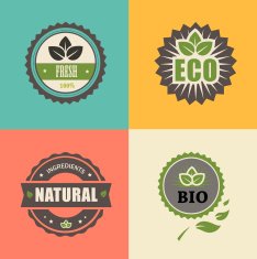 BIO stamp ECO ORGANIC Labels Collection